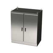 Enclosure: 72 x 60 x 36in, freestanding, 304 stainless steel (PN# SCE-72EL6036SSFSD)