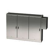 Enclosure: 72 x 100 x 18in, freestanding, 316L stainless steel (PN# SCE-72XD3EQ18SS6)