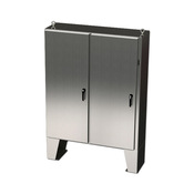 Disconnect Enclosure: 72 x 61 x 12in, floor mount, 304 stainless steel (PN# SCE-72XEL6112SSLP)