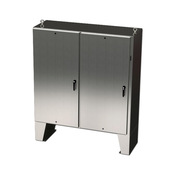 Disconnect Enclosure: 72 x 73 x 18in, floor mount, 316L stainless steel (PN# SCE-72XEL7318SS6LP)