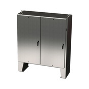 Disconnect Enclosure: 72 x 73 x 24in, floor mount, 304 stainless steel (PN# SCE-72XEL7324SSLP)