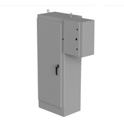 Enclosure: 72 x 34 x 18in, freestanding, carbon steel (PN# SCE-72XR3418G)