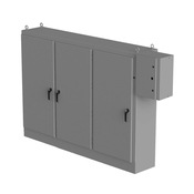 Enclosure: 72 x 100 x 18in, freestanding, carbon steel (PN# SCE-72XR3EQ18)