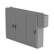 Enclosure: 72 x 118 x 18in, freestanding, carbon steel (PN# SCE-72XR3EW18)