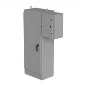 Enclosure: 72 x 40 x 18in, freestanding, carbon steel (PN# SCE-72XR4018G)