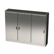 Disconnect Enclosure: 84 x 118 x 18in, freestanding, 316L stainless steel (PN# SCE-84XM3EW18SS6)