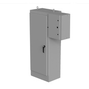 Enclosure: 84 x 40 x 18in, freestanding, carbon steel (PN# SCE-84XR4018G)