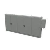 Enclosure: 90 x 197 x 18in, freestanding, carbon steel (PN# SCE-90XD5EW18G)