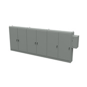 Enclosure: 90 x 235 x 18in, freestanding, carbon steel (PN# SCE-90XD6EW18G)