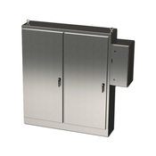 Enclosure: 90 x 78 x 18in, freestanding, 304 stainless steel (PN# SCE-90XD7818SS)