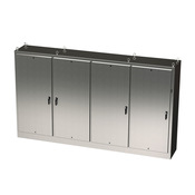 Disconnect Enclosure: 90 x 158 x 18in, freestanding, 316L stainless steel (PN# SCE-90XM4EW18SS6)