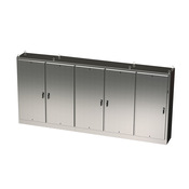 Disconnect Enclosure: 90 x 197 x 24in, freestanding, 316L stainless steel (PN# SCE-90XM5EW24SS6)