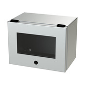 Кабельный желоб: NEMA 3R/4/4X/12/13, 8 x 9 x 12 дюймов (ВxГxД), настенное крепление (PN# SCE-L9128ELJWSS)