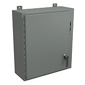 Disconnect Enclosure: 24 x 21 x 8in, wall mount, carbon steel (PN# SDN12242108PL)