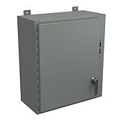 Disconnect Enclosure: 24 x 21 x 10in, wall mount, carbon steel (PN# SDN12242110PL)