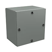 Корпус: 6 x 6 x 4 дюйма, настенное крепление, углеродистая сталь (PN# WA060604GSC)