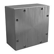 Корпус: 8 x 8 x 4 дюйма, настенное крепление, нержавеющая сталь 304 (PN# WA080804GSCSS)