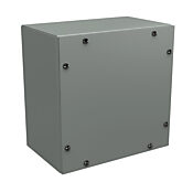 Корпус: 10 x 10 x 6 дюймов, настенное крепление, углеродистая сталь (PN# WA101006GSC)