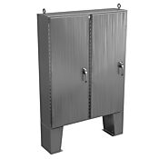 Disconnect Enclosure: 60 x 60 x 12in, floor mount, 304 stainless steel (PN# WA60CPX6012SSN4)