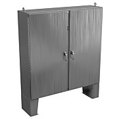 Disconnect Enclosure: 72 x 72 x 18in, floor mount, 304 stainless steel (PN# WA72CPX7218SSN4)