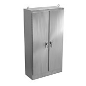 Enclosure: 90 x 48 x 20in, freestanding, 304 stainless steel (PN# WA904820SSFSDN43PT)