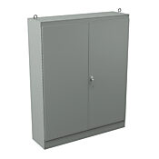 Enclosure: 90 x 72 x 20in, freestanding, carbon steel (PN# WA907220FSD)