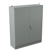 Enclosure: 90 x 72 x 24in, freestanding, carbon steel (PN# WA907224FSDAD)