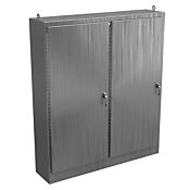 Disconnect Enclosure: 90 x 77 x 18in, freestanding, 304 stainless steel (PN# WA90XM7718SSN4)