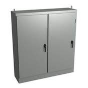 Disconnect Enclosure: 72 x 65 x 18in, freestanding, carbon steel (PN# WRD72XM6518FSD4)