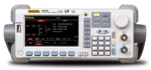 Генератор сигналов произвольной формы DG5102 Rigol