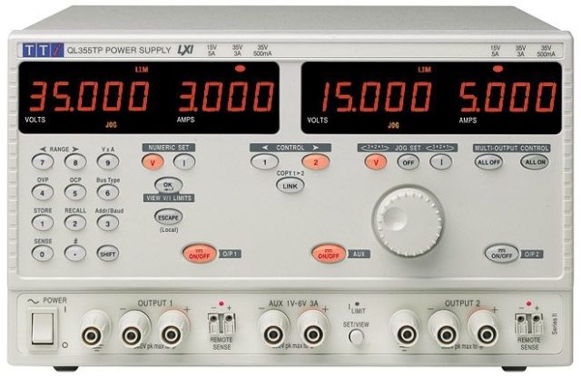 QL355TP Источник питания постоянного тока Thurlby Thandar Instruments