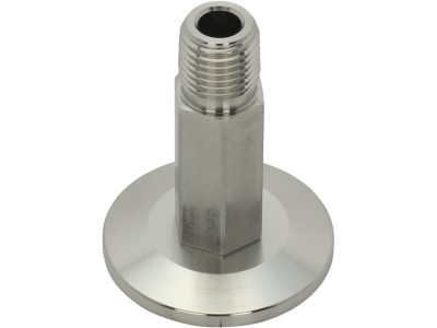 Фланцевый переходник ISO-KF, фланец NW25 на наружную резьбу 0,25 дюйма NPT, нержавеющая сталь 304 Модель: 100316813