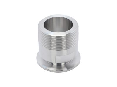 Фланцевый переходник ISO-KF, фланец NW40 на 1,5 дюйма с наружной резьбой NPT, нержавеющая сталь 304 Модель: 100316845