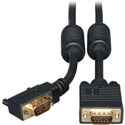 3-футовый SVGA-монитор Tripp Lite, золотистый прямоугольный кабель с коаксиальным кабелем RGB HD15M/M