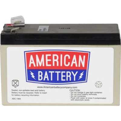 American Battery Company RBC2 Replacement Battery Cartridge for Multiple APC Models