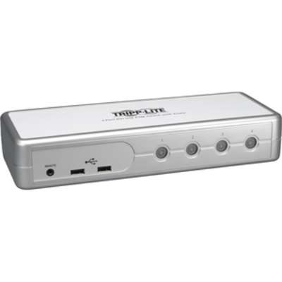 Tripp Lite 4-портовый компактный KVM-переключатель DVI/USB с аудио/кабелем