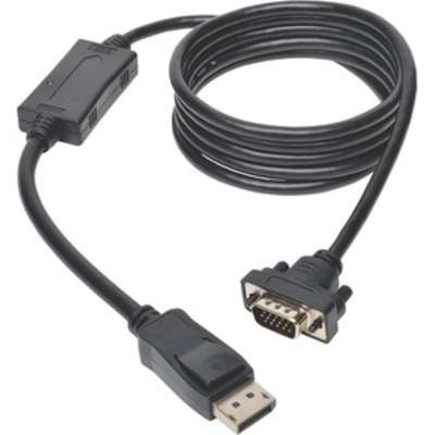 Tripp Lite 6FT Displayport VGA M/M Active Adapter W Latches 1080P 1920 x 1200