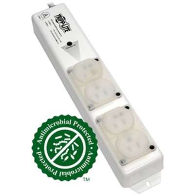 Tripp Lite Power Strip Medical Hospital Grade UL 60601-1 4 Outlet 6' Cord