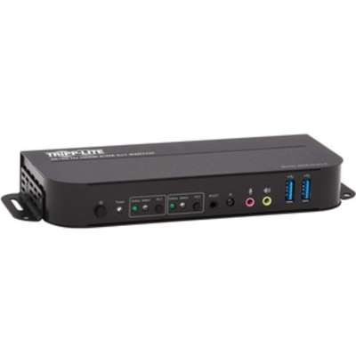 Tripp Lite HDMI, USB, KVM-переключатель, 2-портовый, 4K, 60 Гц, ИК-комплект **В ОТКРЫТОЙ КОРОБКЕ**