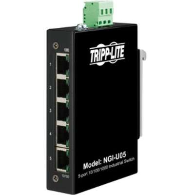 Tripp Lite Ethernet Switch Unmanaged 5-Port Industrial 10/100/1000 Mbps TAA