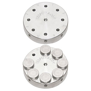 SEM multi specimen pin mount holders, M4 cylinder