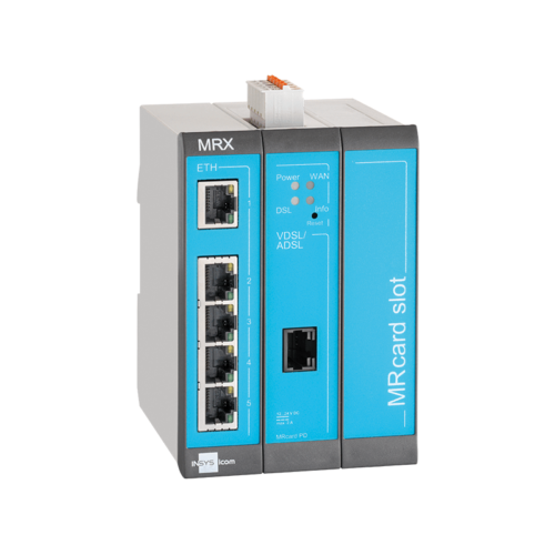 INSYS icom MRX3 DSL Модульный промышленный маршрутизатор VDSL/ADSL с 1 слотом для карты MRcard