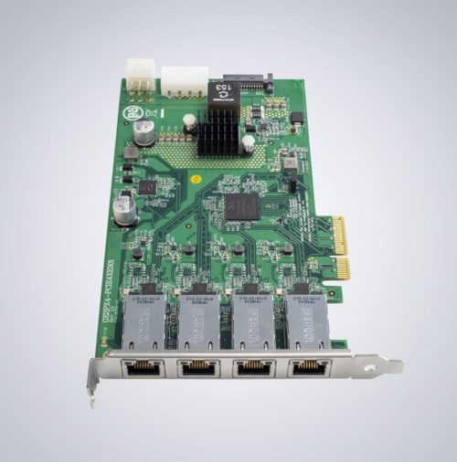 4-канальная Ethernet-карта 2,5G/1G PoE+