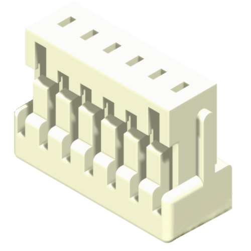 5H1001N0-1XXWBL00A01 Серия 1001, корпус 1,0 мм, 1 ряд, без ушка