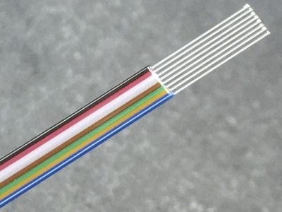 8 Ленточный кабель SMF28, одномодовый, 1310/1550 нм, 0,14 NA Модель: F-R33-8