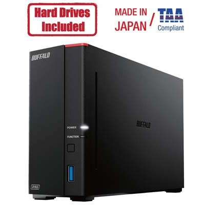 Buffalo Technology 2TB Linkstation 710D NAS 1X2TB Hard Drive Included 2.5 Multi-Gbe