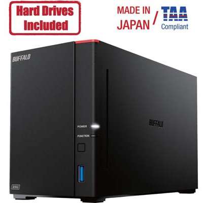 Buffalo Technology 8TB Linkstation SOHO 720DB NAS 2X4TB Hard Drive Included 2.5 Multi-Gbe