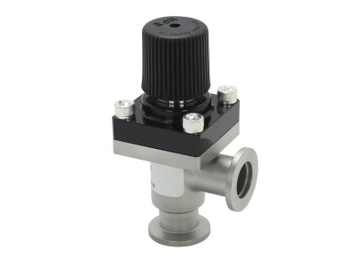 Вакуумный запорный клапан, NW16 ISO-KF, угловые порты, витон, ручная ручка Модель: CV16-K1K1-MKKVV