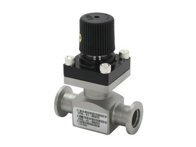 Вакуумный запорный клапан, NW16 ISO-KF, встроенные порты, витон, ручка с ручным управлением Модель: CVNL-K1-MKKVV