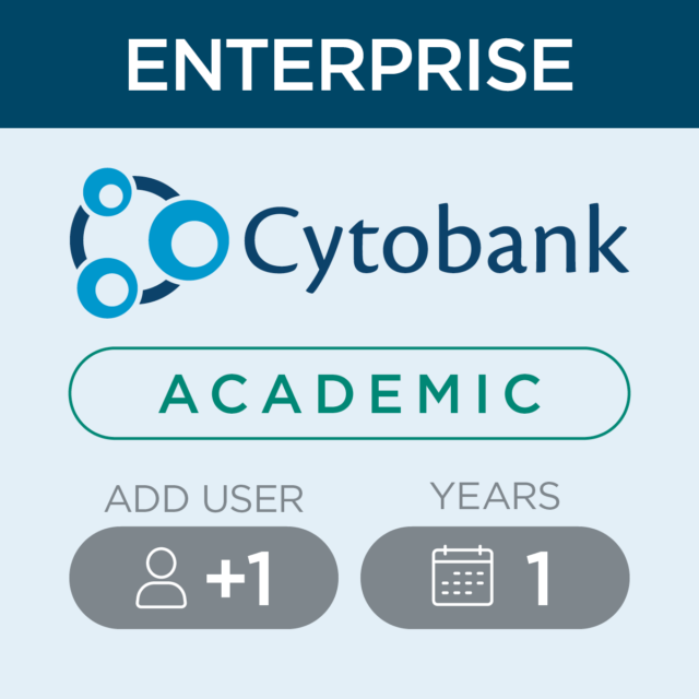 Лицензия Cytobank Academic Enterprise, дополнительный пользователь, 1 год